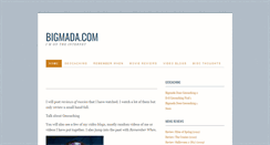 Desktop Screenshot of bigmada.com